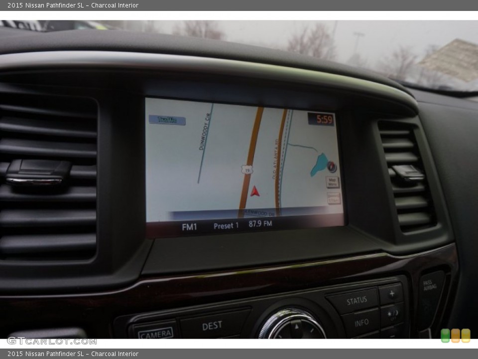 Charcoal Interior Navigation for the 2015 Nissan Pathfinder SL #102380980