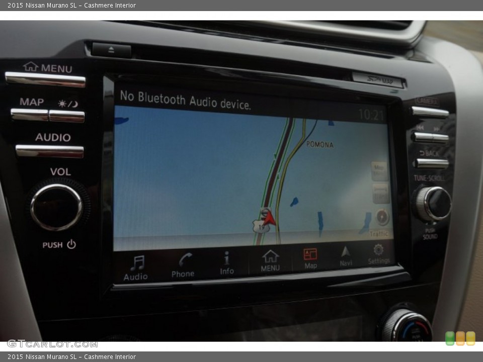 Cashmere Interior Navigation for the 2015 Nissan Murano SL #102381449