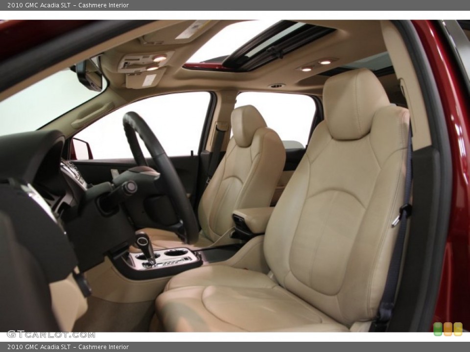 Cashmere Interior Front Seat for the 2010 GMC Acadia SLT #102382007