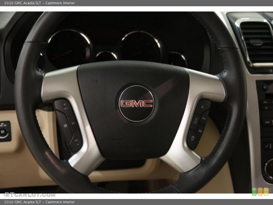 Cashmere Interior Steering Wheel for the 2010 GMC Acadia SLT #102382031