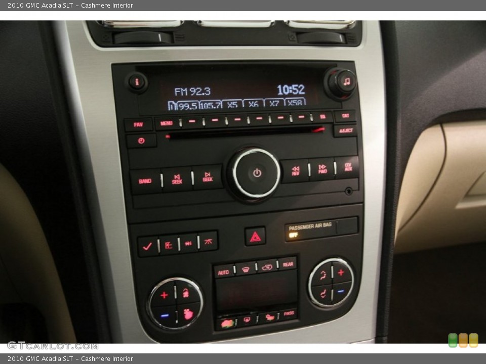 Cashmere Interior Controls for the 2010 GMC Acadia SLT #102382094