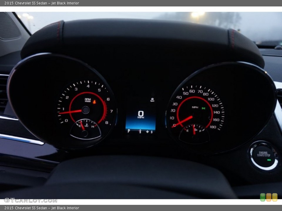 Jet Black Interior Gauges for the 2015 Chevrolet SS Sedan #102386279