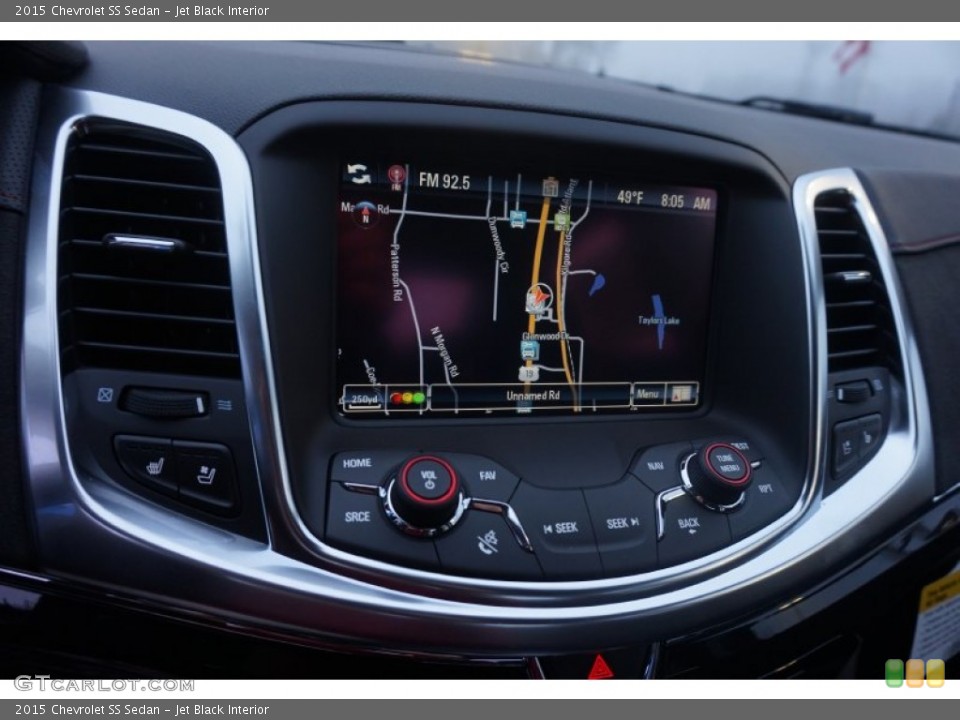 Jet Black Interior Navigation for the 2015 Chevrolet SS Sedan #102386308