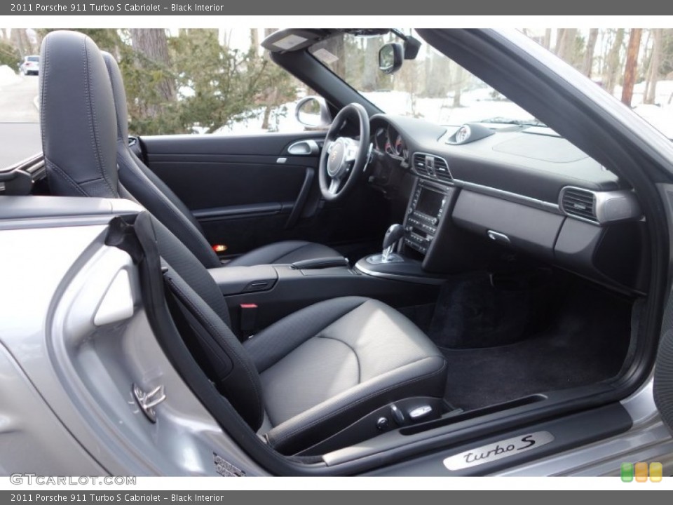 Black Interior Photo for the 2011 Porsche 911 Turbo S Cabriolet #102388214