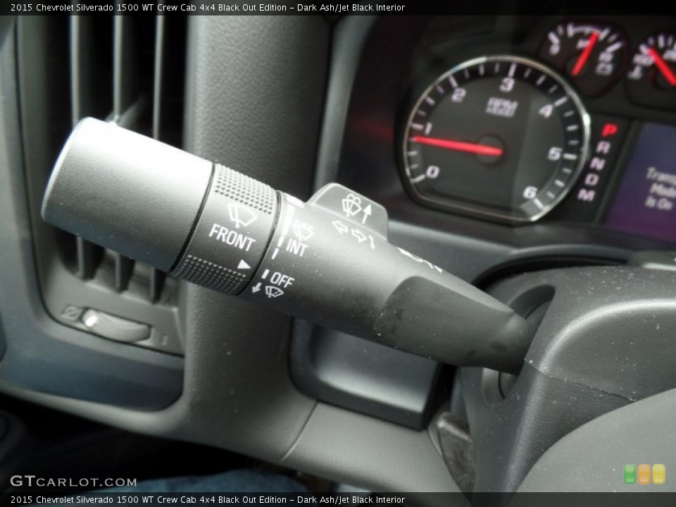 Dark Ash/Jet Black Interior Controls for the 2015 Chevrolet Silverado 1500 WT Crew Cab 4x4 Black Out Edition #102391865