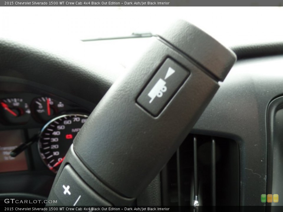 Dark Ash/Jet Black Interior Transmission for the 2015 Chevrolet Silverado 1500 WT Crew Cab 4x4 Black Out Edition #102391889