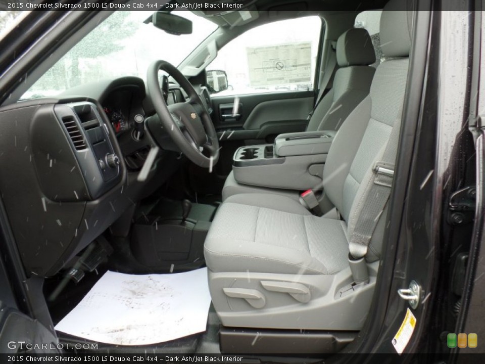 Dark Ash/Jet Black Interior Photo for the 2015 Chevrolet Silverado 1500 LS Double Cab 4x4 #102392498
