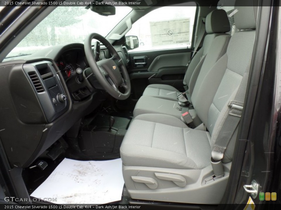 Dark Ash/Jet Black Interior Front Seat for the 2015 Chevrolet Silverado 1500 LS Double Cab 4x4 #102392513