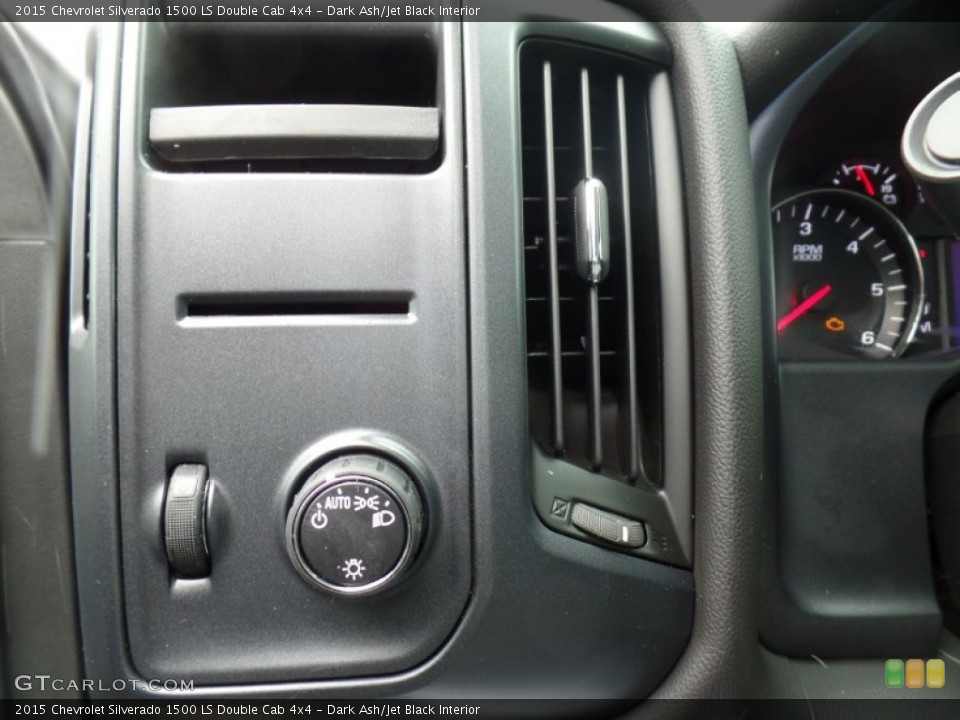 Dark Ash/Jet Black Interior Controls for the 2015 Chevrolet Silverado 1500 LS Double Cab 4x4 #102392636