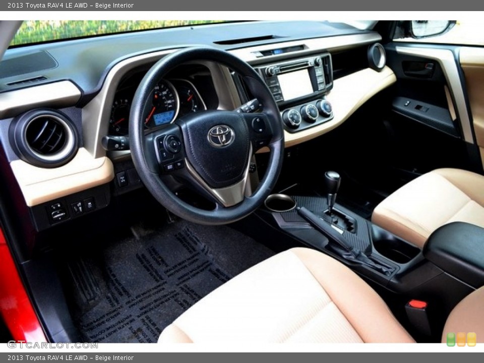 Beige Interior Photo for the 2013 Toyota RAV4 LE AWD #102402453