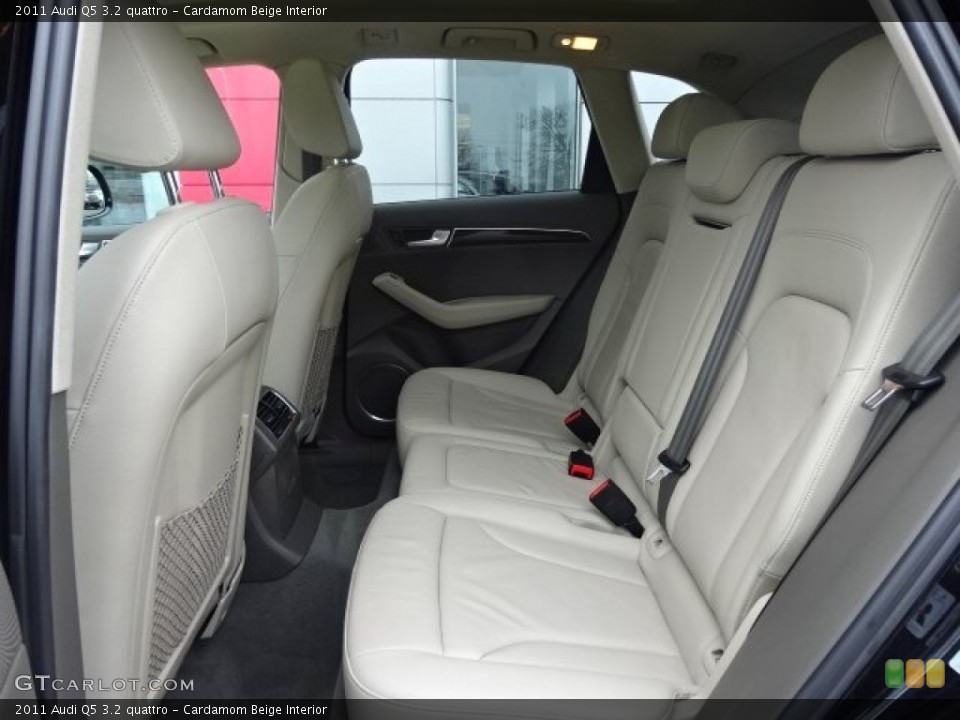Cardamom Beige Interior Rear Seat for the 2011 Audi Q5 3.2 quattro #102405164