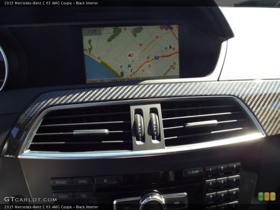 Black Interior Navigation for the 2015 Mercedes-Benz C 63 AMG Coupe #102412453