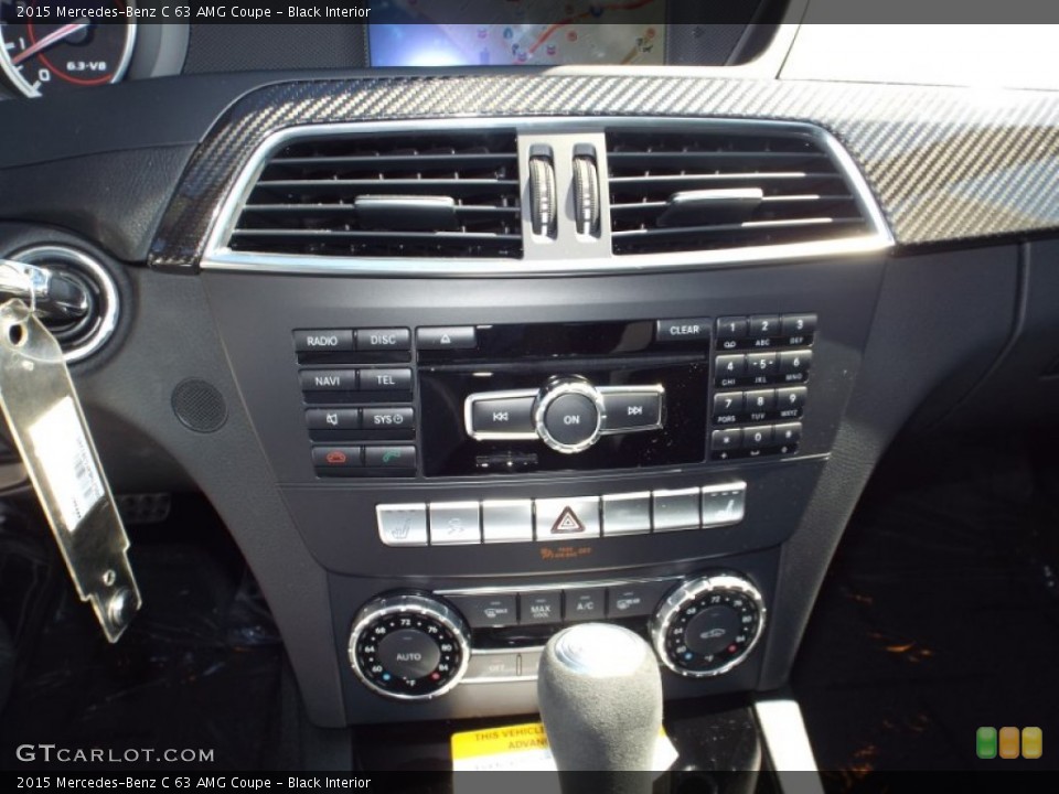 Black Interior Controls for the 2015 Mercedes-Benz C 63 AMG Coupe #102412492