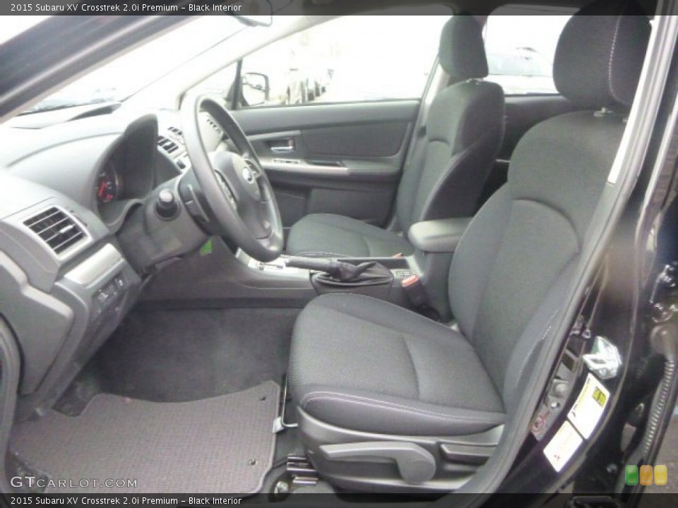 Black Interior Photo for the 2015 Subaru XV Crosstrek 2.0i Premium #102413557