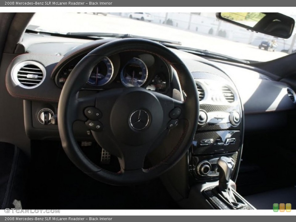 Black Interior Dashboard for the 2008 Mercedes-Benz SLR McLaren Roadster #102413716