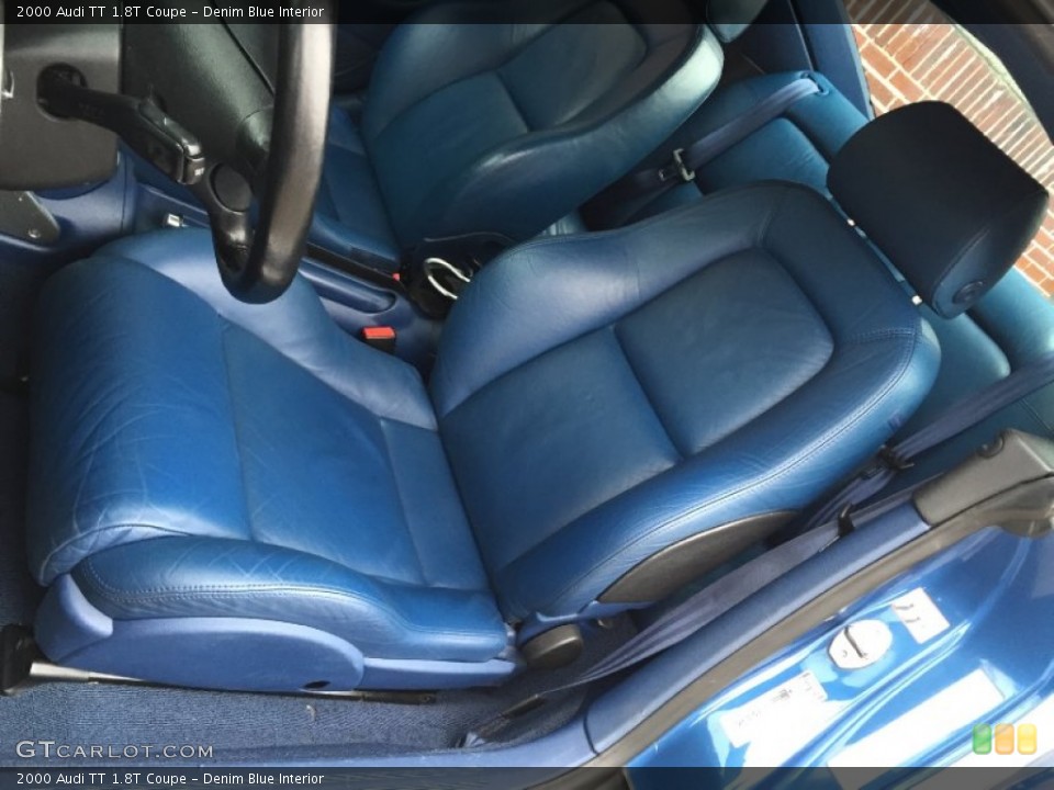 Denim Blue Interior Front Seat for the 2000 Audi TT 1.8T Coupe #102414733
