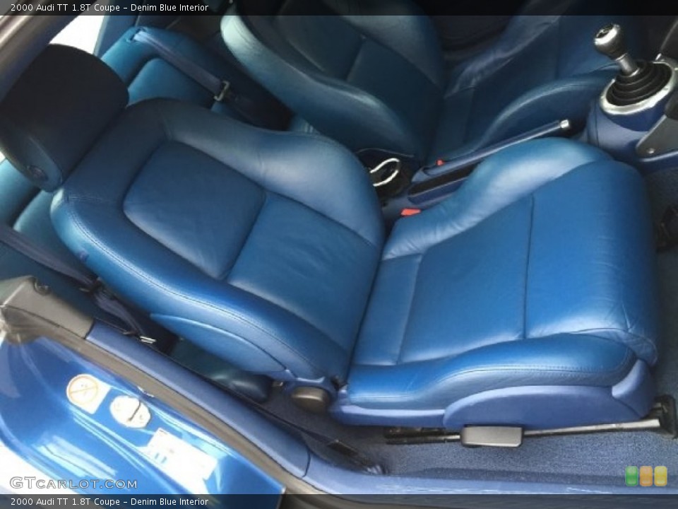 Denim Blue Interior Front Seat for the 2000 Audi TT 1.8T Coupe #102414754