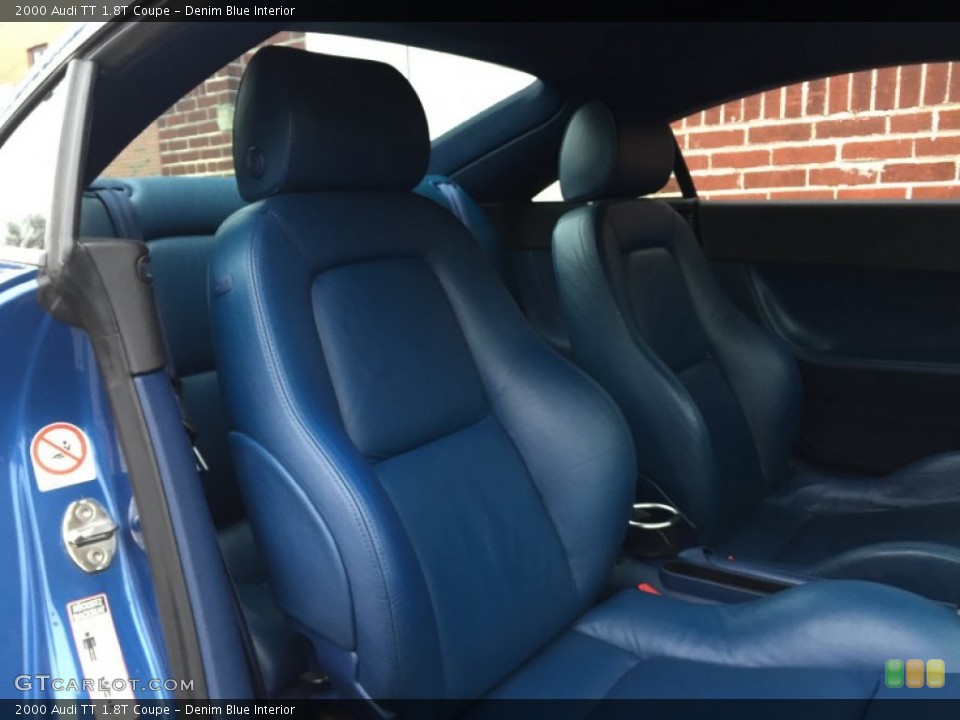 Denim Blue Interior Front Seat for the 2000 Audi TT 1.8T Coupe #102415930