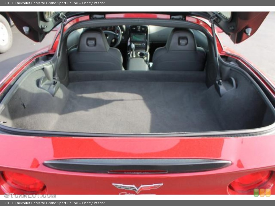 Ebony Interior Trunk for the 2013 Chevrolet Corvette Grand Sport Coupe #102418206