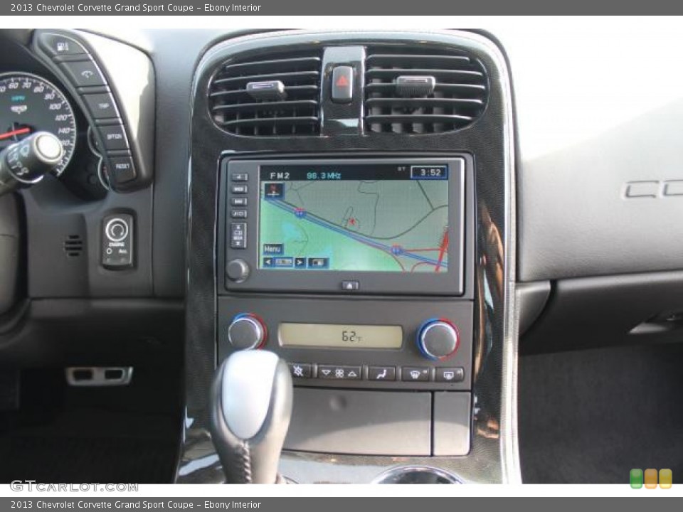 Ebony Interior Controls for the 2013 Chevrolet Corvette Grand Sport Coupe #102418321