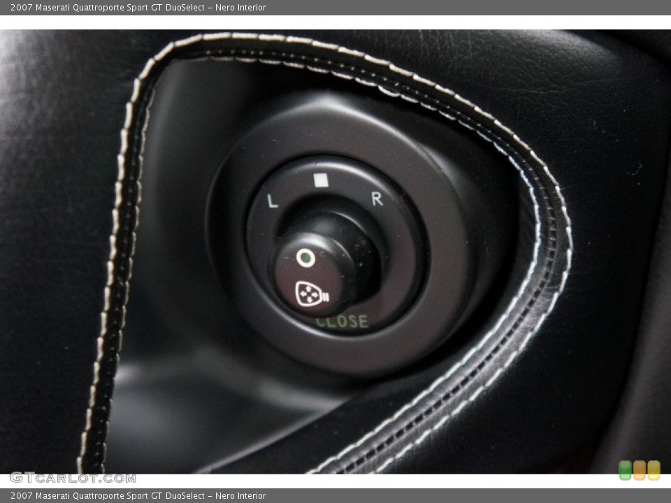 Nero Interior Controls for the 2007 Maserati Quattroporte Sport GT DuoSelect #102421108