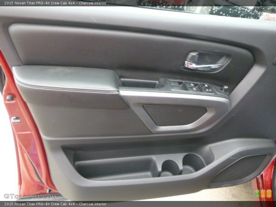 Charcoal Interior Door Panel for the 2015 Nissan Titan PRO-4X Crew Cab 4x4 #102430039