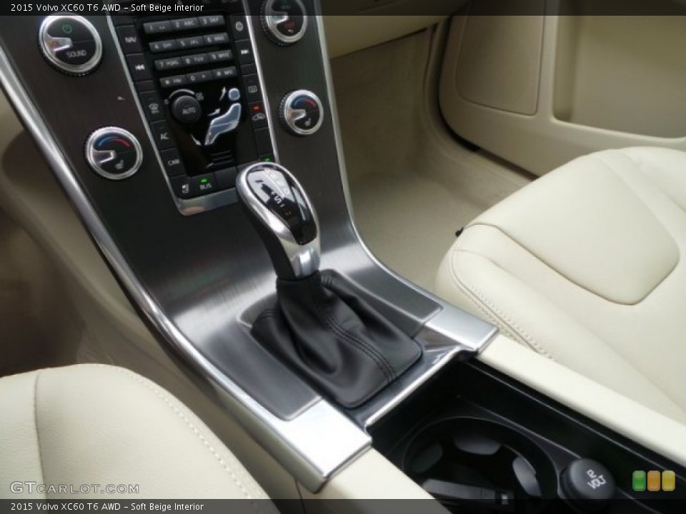 Soft Beige Interior Transmission for the 2015 Volvo XC60 T6 AWD #102430700
