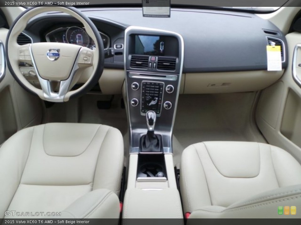 Soft Beige Interior Photo for the 2015 Volvo XC60 T6 AWD #102430895