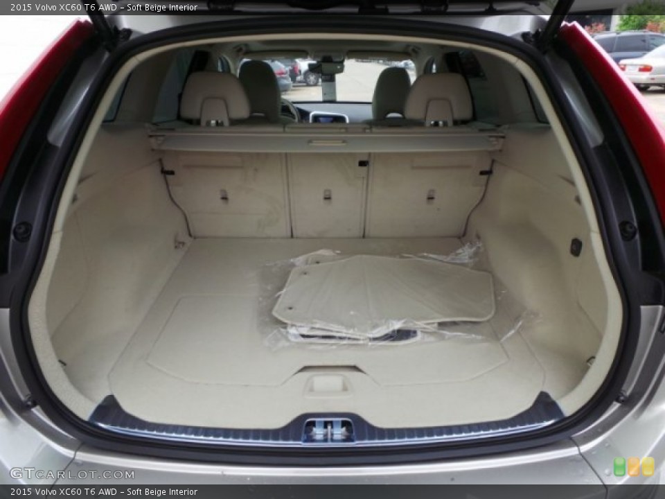 Soft Beige Interior Trunk for the 2015 Volvo XC60 T6 AWD #102430943