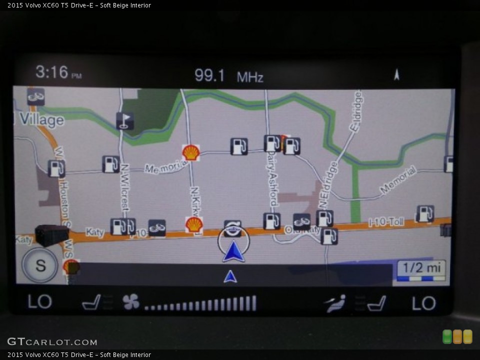 Soft Beige Interior Navigation for the 2015 Volvo XC60 T5 Drive-E #102431487