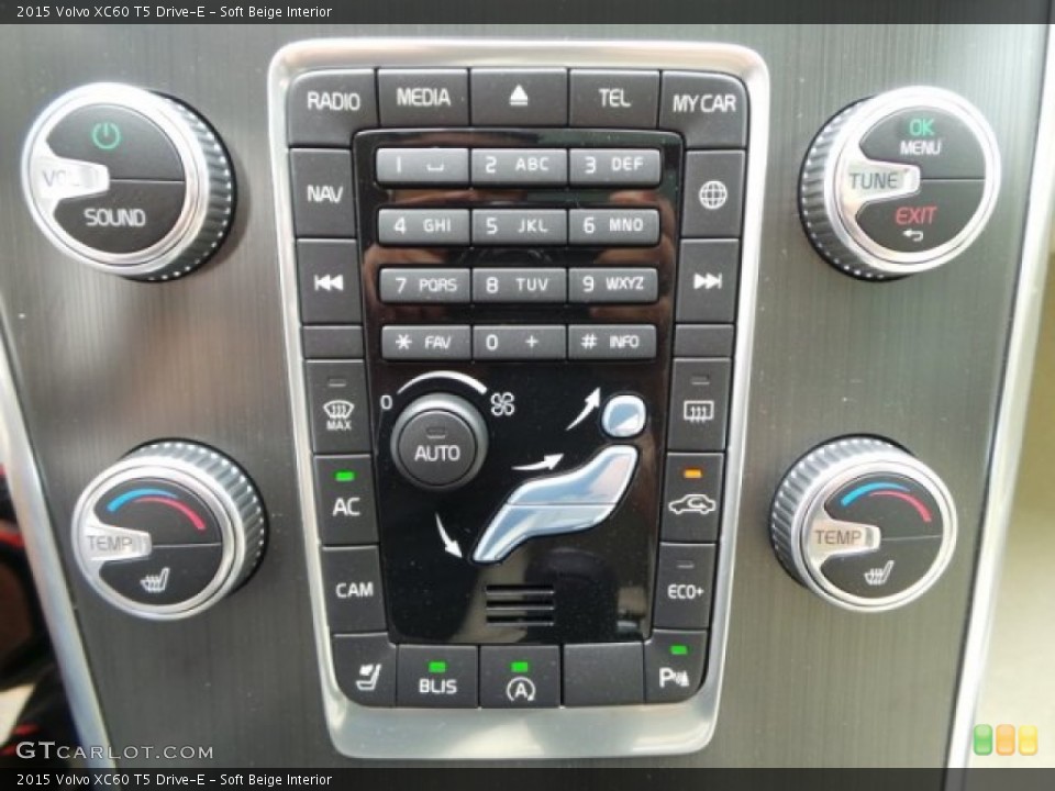 Soft Beige Interior Controls for the 2015 Volvo XC60 T5 Drive-E #102431552