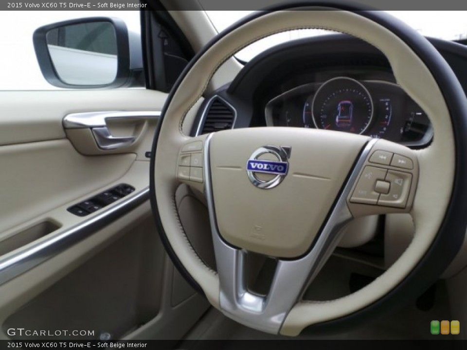 Soft Beige Interior Steering Wheel for the 2015 Volvo XC60 T5 Drive-E #102431645