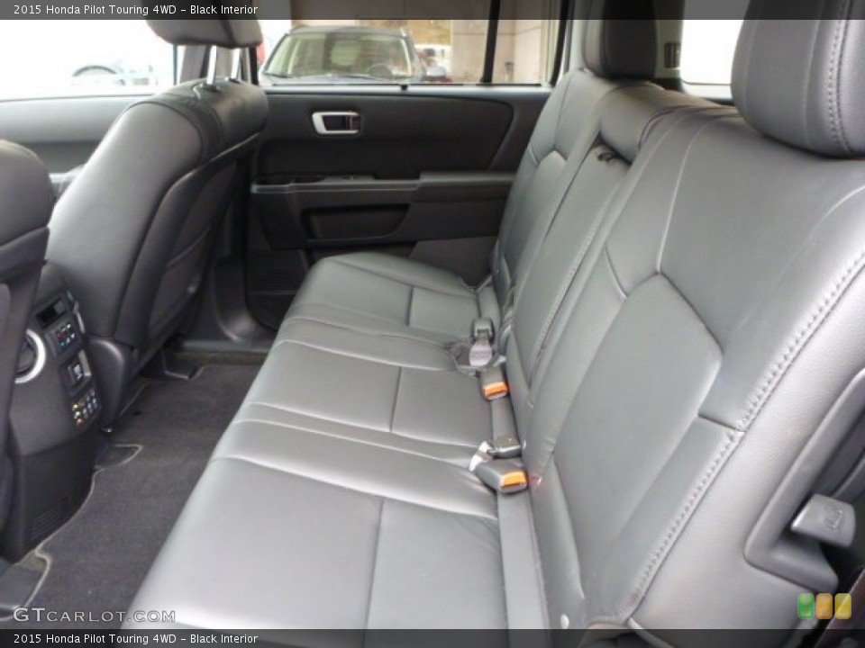 Black Interior Rear Seat for the 2015 Honda Pilot Touring 4WD #102436955