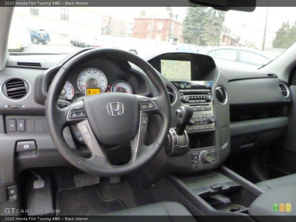 Black Interior Dashboard for the 2015 Honda Pilot Touring 4WD #102436967