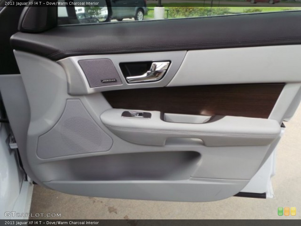 Dove/Warm Charcoal Interior Door Panel for the 2013 Jaguar XF I4 T #102437477