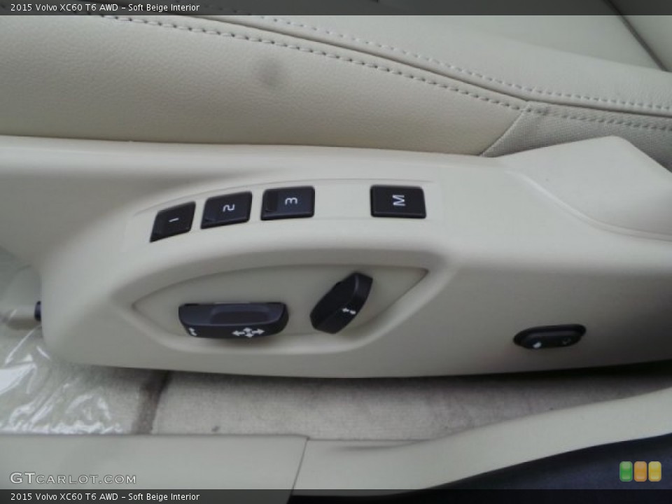 Soft Beige Interior Controls for the 2015 Volvo XC60 T6 AWD #102438152