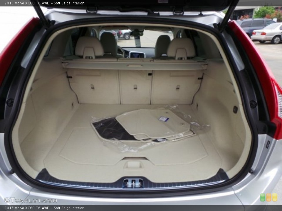 Soft Beige Interior Trunk for the 2015 Volvo XC60 T6 AWD #102438278