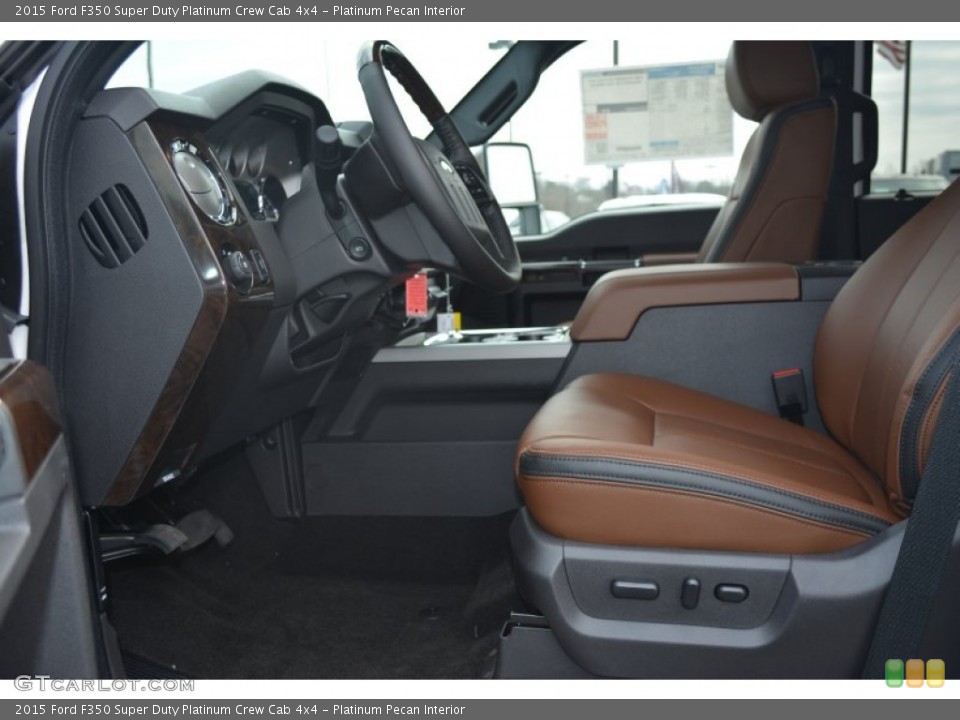 Platinum Pecan Interior Photo for the 2015 Ford F350 Super Duty Platinum Crew Cab 4x4 #102442705