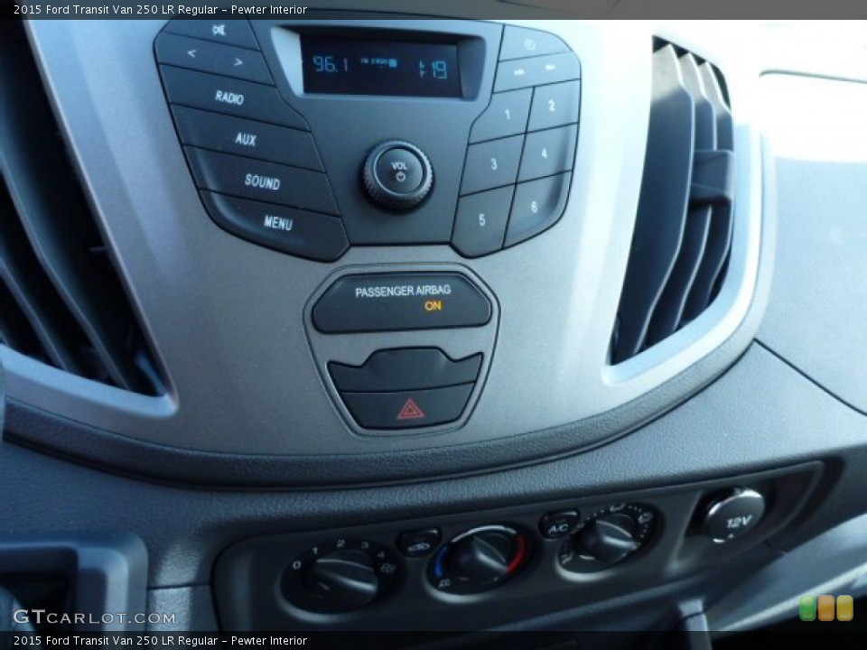 Pewter Interior Controls for the 2015 Ford Transit Van 250 LR Regular #102443167