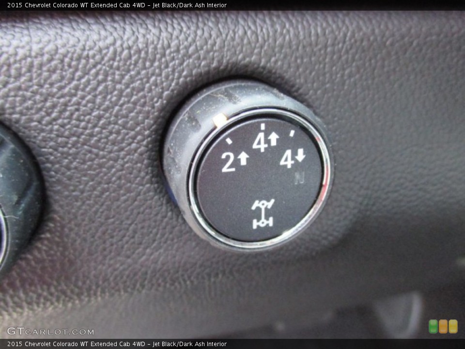 Jet Black/Dark Ash Interior Controls for the 2015 Chevrolet Colorado WT Extended Cab 4WD #102447823