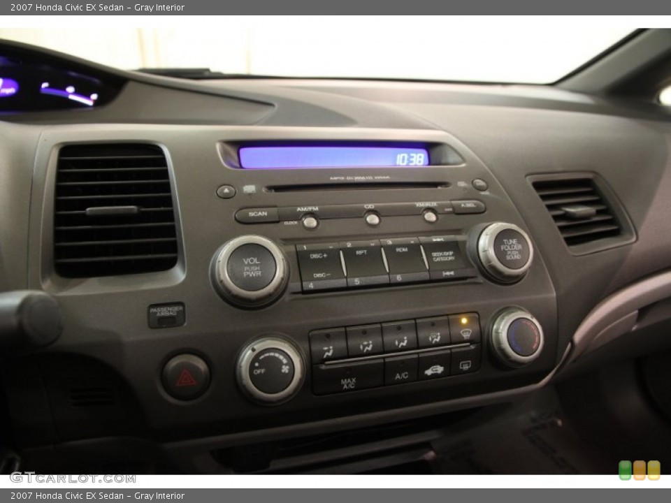 Gray Interior Controls for the 2007 Honda Civic EX Sedan #102448447