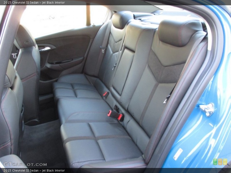 Jet Black Interior Rear Seat for the 2015 Chevrolet SS Sedan #102448900