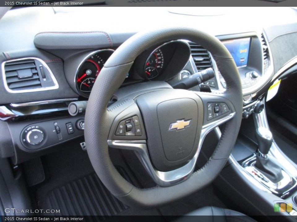 Jet Black Interior Steering Wheel for the 2015 Chevrolet SS Sedan #102448924