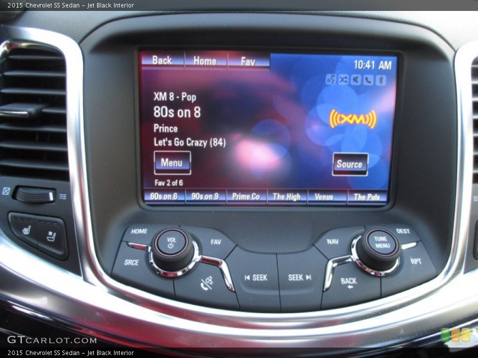 Jet Black Interior Controls for the 2015 Chevrolet SS Sedan #102448981