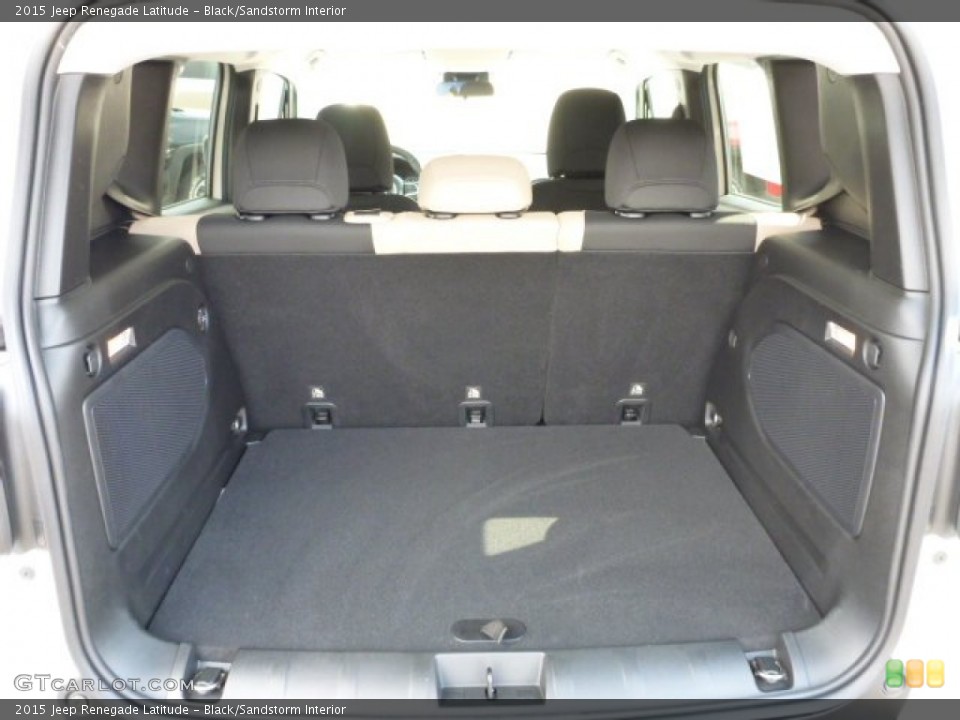 Black/Sandstorm Interior Trunk for the 2015 Jeep Renegade Latitude #102449890