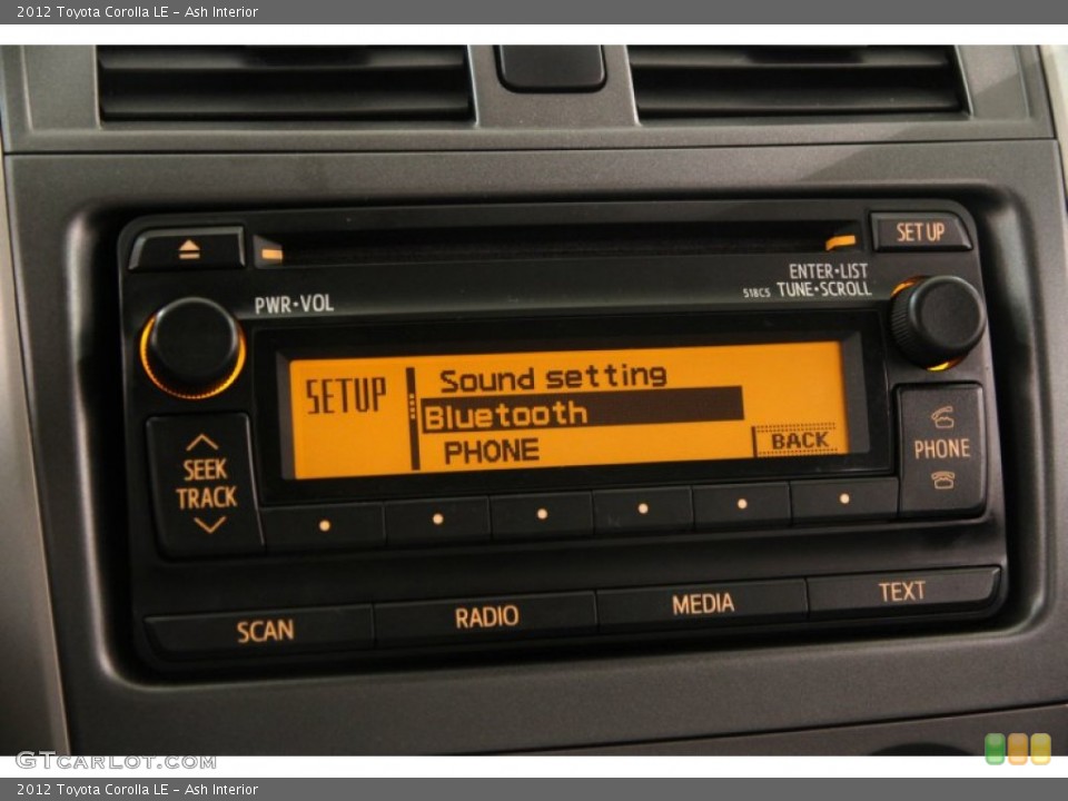 Ash Interior Audio System for the 2012 Toyota Corolla LE #102450298