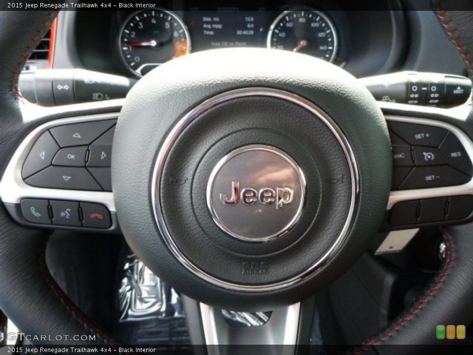 Black Interior Controls for the 2015 Jeep Renegade Trailhawk 4x4 #102450526