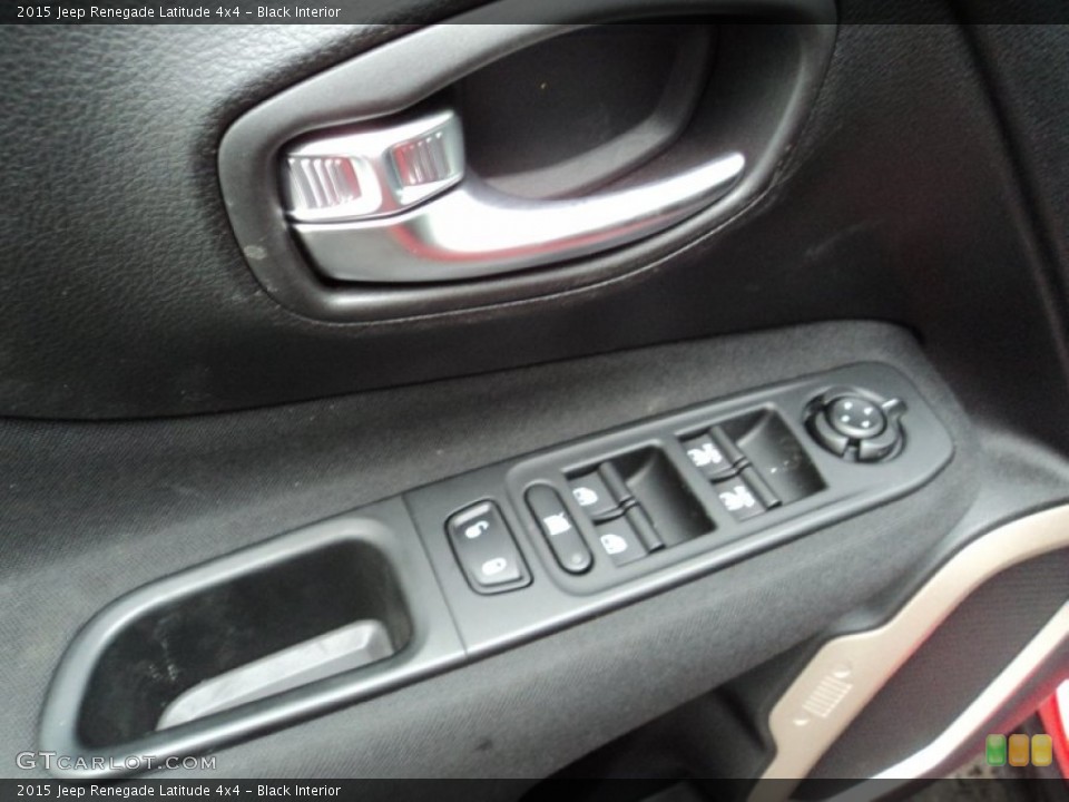 Black Interior Controls for the 2015 Jeep Renegade Latitude 4x4 #102450868