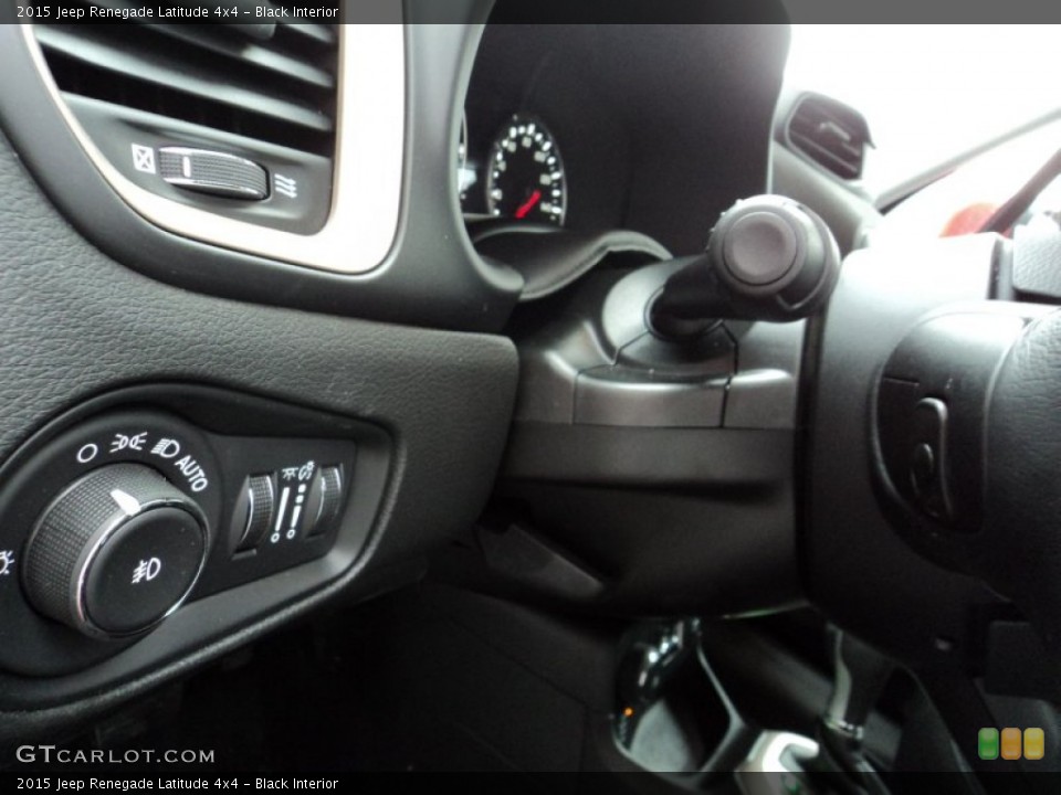 Black Interior Controls for the 2015 Jeep Renegade Latitude 4x4 #102450895