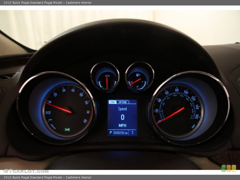 Cashmere Interior Gauges for the 2013 Buick Regal  #102454937
